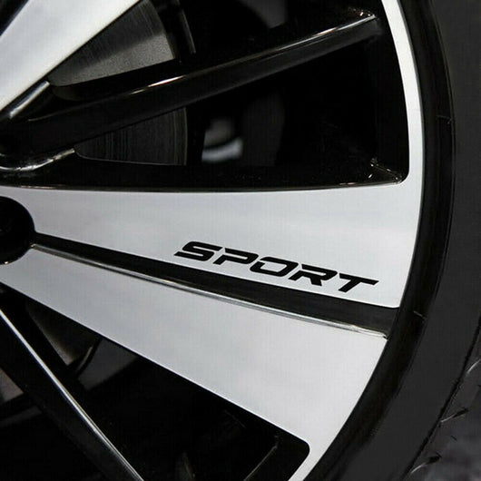 Set de 4 Calcomanías Deportivas para Auto - Letras de Estilo Deportivo - Image 2