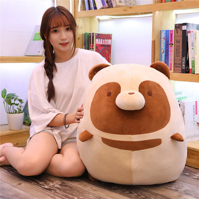 Peluches Adorables de Mapache y Zorro - Almohadas Suaves para Bebés y Decoración - Image 17