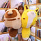 Peluches Adorables de Mapache y Zorro - Almohadas Suaves para Bebés y Decoración