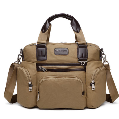 Bolsa Mensajero Cuadrada Portátil para Hombre - Mochila Casual Versátil - Image 2