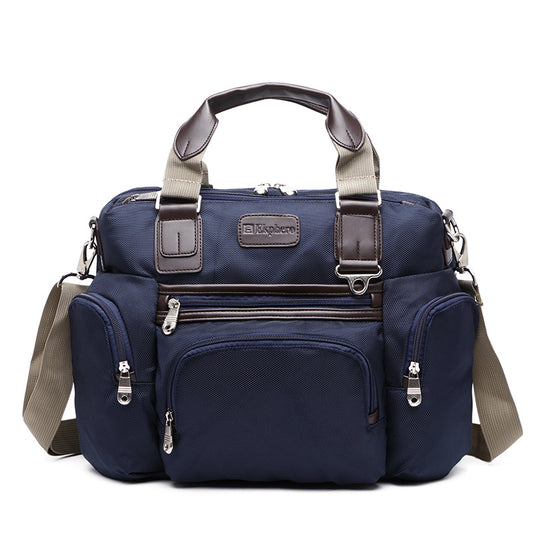 Bolsa Mensajero Cuadrada Portátil para Hombre - Mochila Casual Versátil