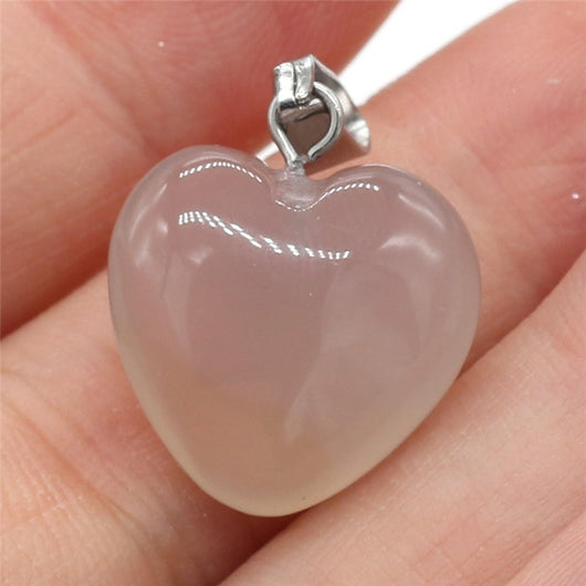 Dije Corazón en Piedra Natural Semipreciosa - Image 18