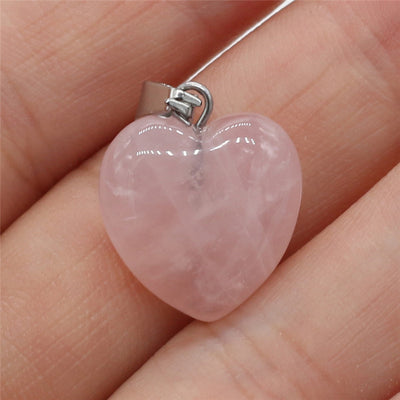 Dije Corazón en Piedra Natural Semipreciosa - Image 12
