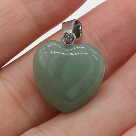 Dije Corazón en Piedra Natural Semipreciosa - Image 14