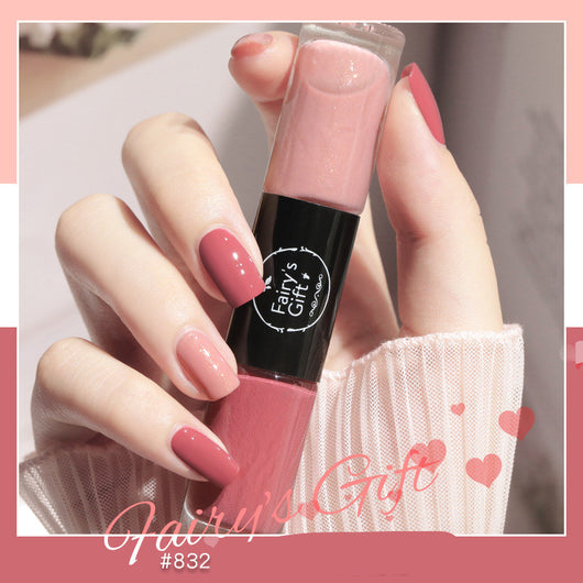 Set de Esmaltes Bicolor de Secado Rápido con Brillo y Acabado Transparente - Image 32