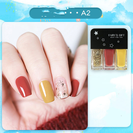 Set de Esmaltes de Uñas Tricolor con Lentejuelas - Image 12