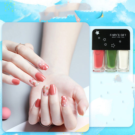 Set de Esmaltes de Uñas Tricolor con Lentejuelas - Image 3