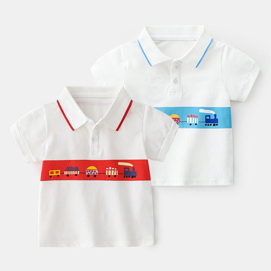 Polo Infantil con Diseño de Autos Divertidos - Image 12