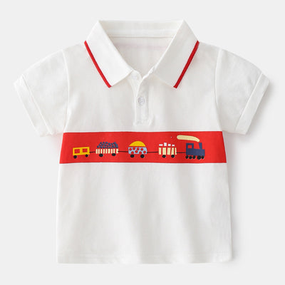 Polo Infantil con Diseño de Autos Divertidos - Image 4