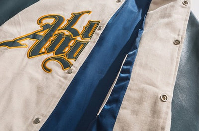 Chaqueta Preppy Estilo Béisbol Japonés con Parches de Contraste - Image 14
