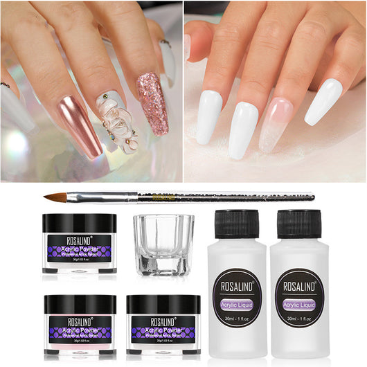 Kit Profesional de Acrílico para Extensión de Uñas - Polvo Crystal Premium OEM - Image 3