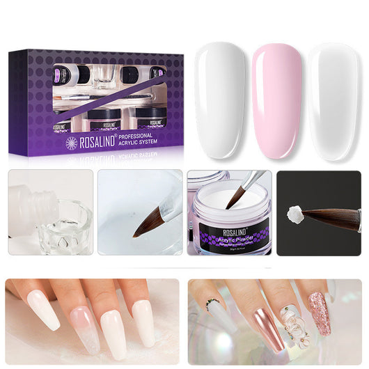 Kit Profesional de Acrílico para Extensión de Uñas - Polvo Crystal Premium OEM - Image 6