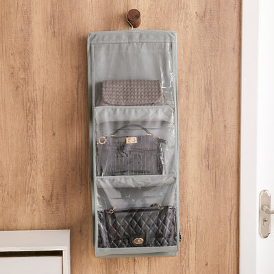 Bolsa Organizadora de Tela Reforzada para Pared - Almacenamiento Doble - Image 5