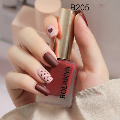 Esmalte de Uñas Mate Acuoso, Secado Rápido sin Horno y Efecto Blanqueador - Image 9