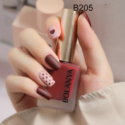 Esmalte de Uñas Mate Acuoso, Secado Rápido sin Horno y Efecto Blanqueador - Image 9