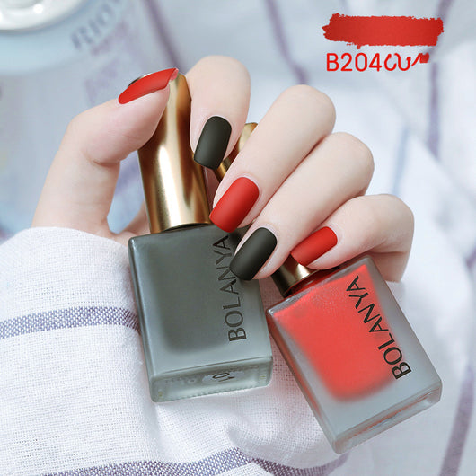 Esmalte de Uñas Mate Acuoso, Secado Rápido sin Horno y Efecto Blanqueador - Image 3