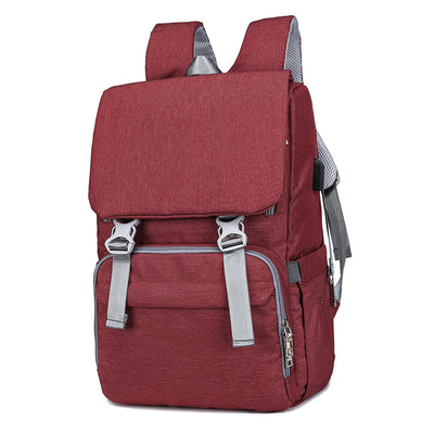 Mochila Impermeable Madre e Hijo con Compartimento Seco-Húmedo, Antirrobo y Gran Capacidad