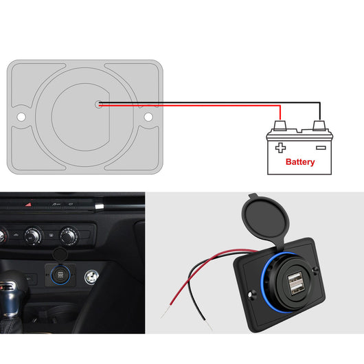 Cargador de Auto para Celular con Apertura LED - Image 3
