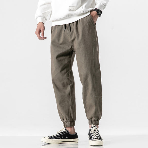 Pantalones de Buzo Holgados de Colores Sólidos - Marca Trendy