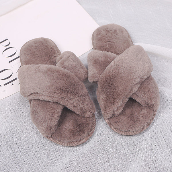 Pantuflas de Algodón Cálidas con Suela Antideslizante
