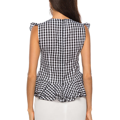 Blusa Casual Ajustada de Cintura Alta Multiuso para Mujer - Image 10