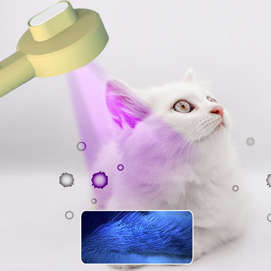 Peine Desinfectante 2 en 1 con Luz UVC para Mascotas - Removedor de Pelo y Detector de Ácaros - Image 12