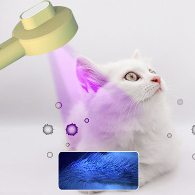 Peine Desinfectante 2 en 1 con Luz UVC para Mascotas - Removedor de Pelo y Detector de Ácaros - Image 5