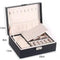 Caja Organizadora de Joyas y Relojes en Cuero PU Doble Capa