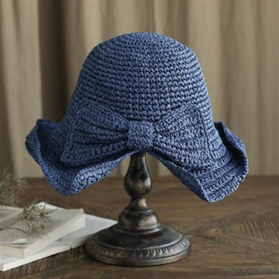 Sombrero de Paja para Mujer con Ala Ancha - Protección Solar Elegante - Image 12