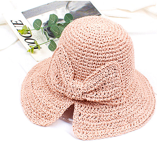 Sombrero de Paja para Mujer con Ala Ancha - Protección Solar Elegante - Image 10