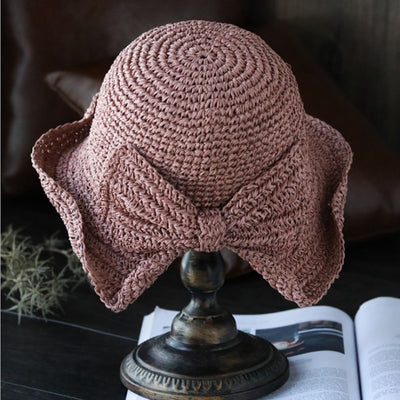 Sombrero de Paja para Mujer con Ala Ancha - Protección Solar Elegante - Image 15