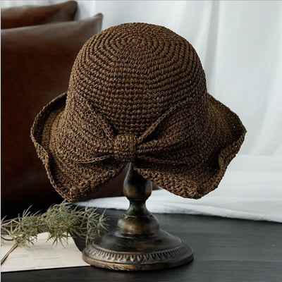 Sombrero de Paja para Mujer con Ala Ancha - Protección Solar Elegante - Image 14