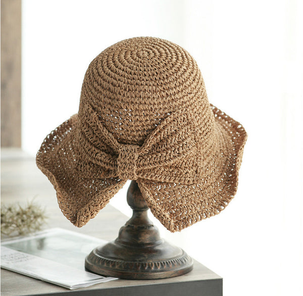 Sombrero de Paja para Mujer con Ala Ancha - Protección Solar Elegante