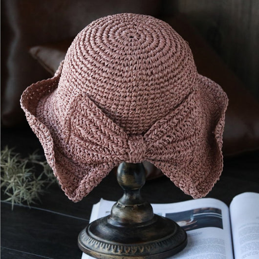 Sombrero de Paja para Mujer con Ala Ancha - Protección Solar Elegante - Image 6