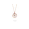 Amulet Couple Necklace Sterling Plateado Angel Wings Negro Agate Fritillary Light Luxury Valentine's Day Gift D0218 women with cross chain