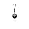 Amulet Couple Necklace Sterling Plateado Angel Wings Negro Agate Fritillary Light Luxury Valentine's Day Gift D0218 men with wax rope