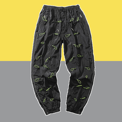 Pantalones Hip-Hop con Cordón y Detalles Reflectantes Industrial - Image 3