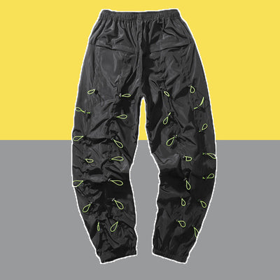 Pantalones Hip-Hop con Cordón y Detalles Reflectantes Industrial - Image 6