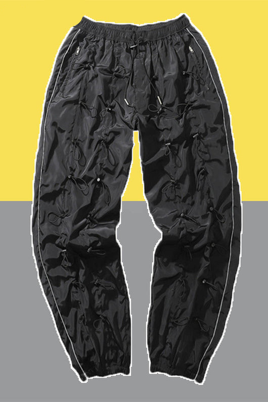 Pantalones Hip-Hop con Cordón y Detalles Reflectantes Industrial - Image 8