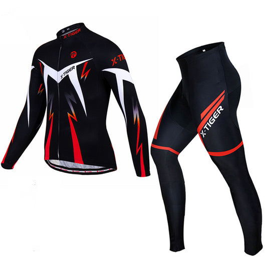 Conjunto de Jersey de Ciclismo Manga Larga Secado Rápido para Ruta y Montaña - Image 2