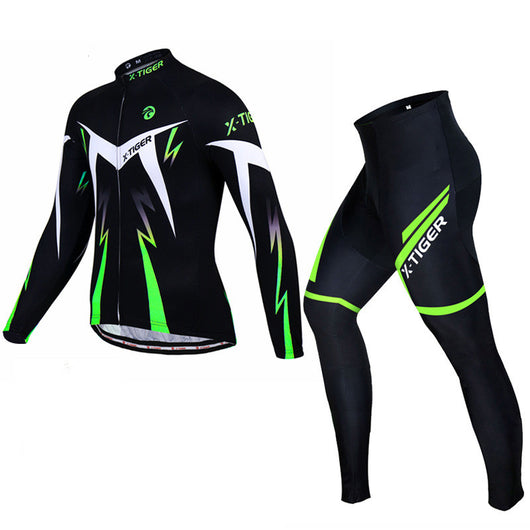 Conjunto de Jersey de Ciclismo Manga Larga Secado Rápido para Ruta y Montaña - Image 3