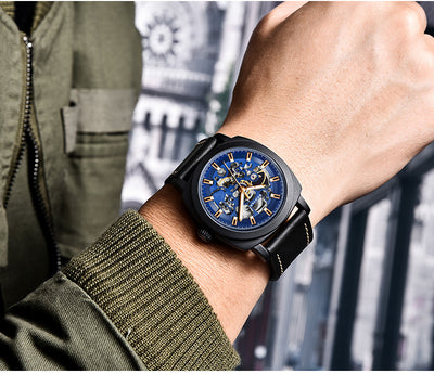 Reloj Automático Mecánico Hueco para Hombre - Resistente al Agua - Image 8