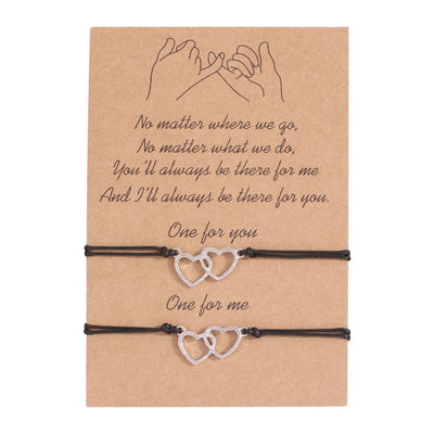 Pulseras de Amistad para Parejas - Ajustables con Cuerda de Algodón para Él y Ella - Image 12