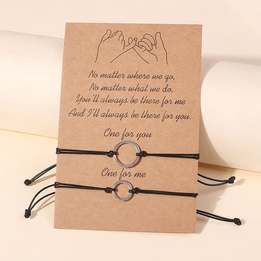 Pulseras de Amistad para Parejas - Ajustables con Cuerda de Algodón para Él y Ella - Image 17