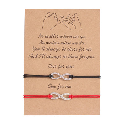 Pulseras de Amistad para Parejas - Ajustables con Cuerda de Algodón para Él y Ella - Image 11