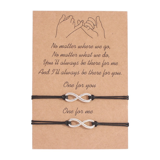 Pulseras de Amistad para Parejas - Ajustables con Cuerda de Algodón para Él y Ella - Image 10