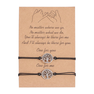 Pulseras de Amistad para Parejas - Ajustables con Cuerda de Algodón para Él y Ella - Image 14