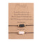 Two-Piece Fashion Multi-Element Couple Bracelets Adjustable Wax Rope Men'S And Women'S Friendship Bracelets Cylinder
