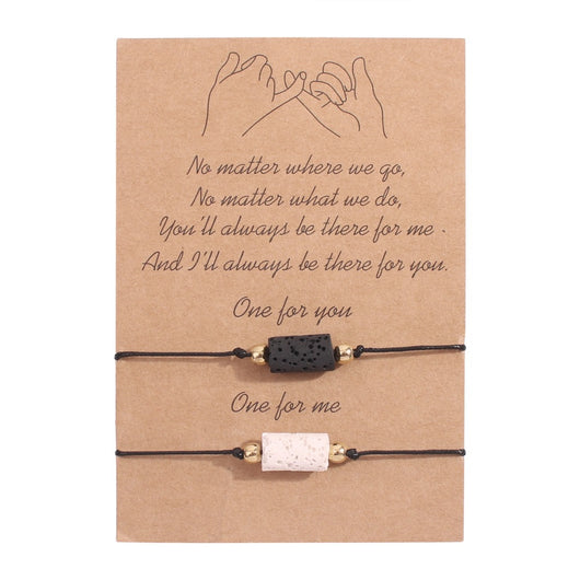 Pulseras de Amistad para Parejas - Ajustables con Cuerda de Algodón para Él y Ella - Image 2