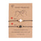 Two-Piece Fashion Multi-Element Couple Bracelets Adjustable Wax Rope Men'S And Women'S Friendship Bracelets Ball